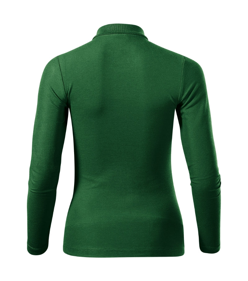 Pique Polo LS - bottle green