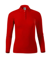 Pique Polo LS - red