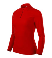 Pique Polo LS - red