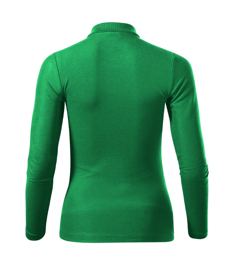 Pique Polo LS - kelly green