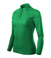 Pique Polo LS - kelly green