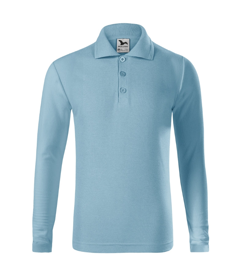 Pique Polo LS - sky blue