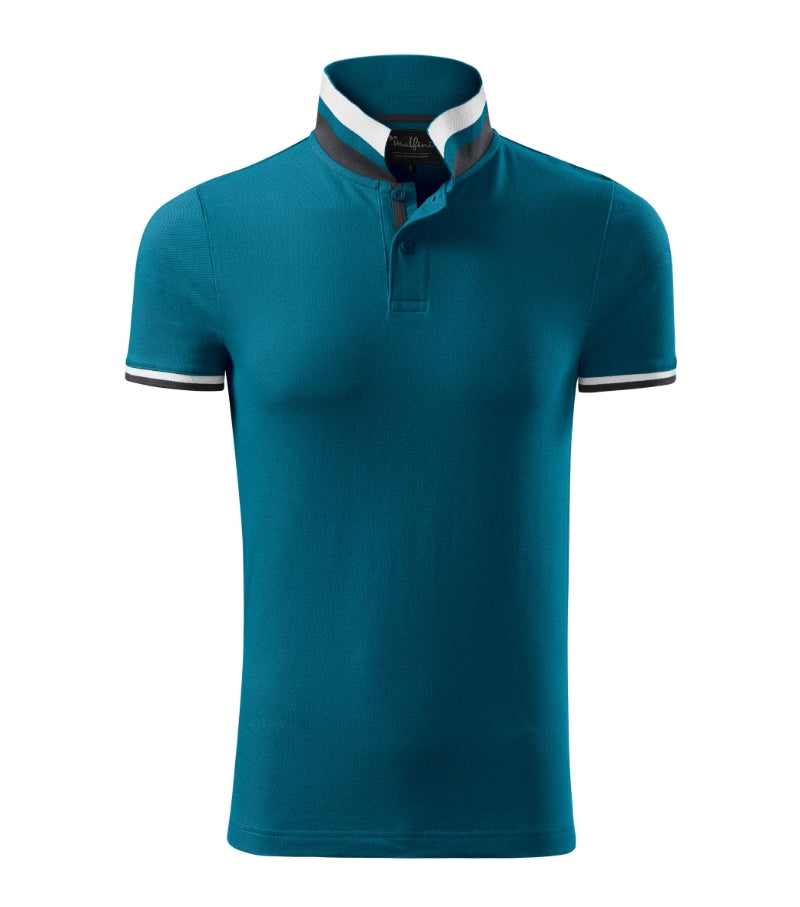 Collar Up - petrol blue