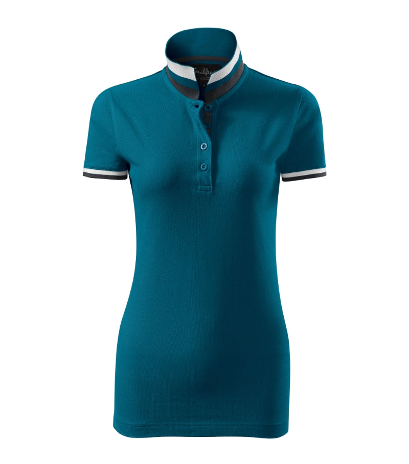 Collar Up - petrol blue