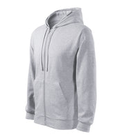 Trendy Zipper - ash melange