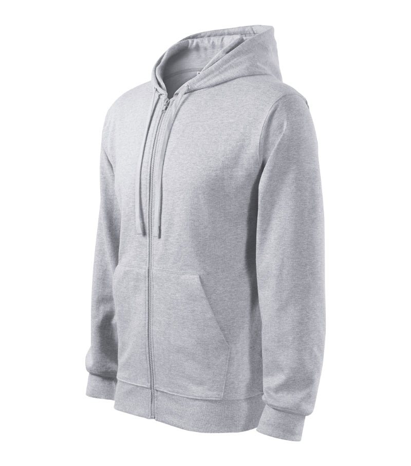 Trendy Zipper - ash melange