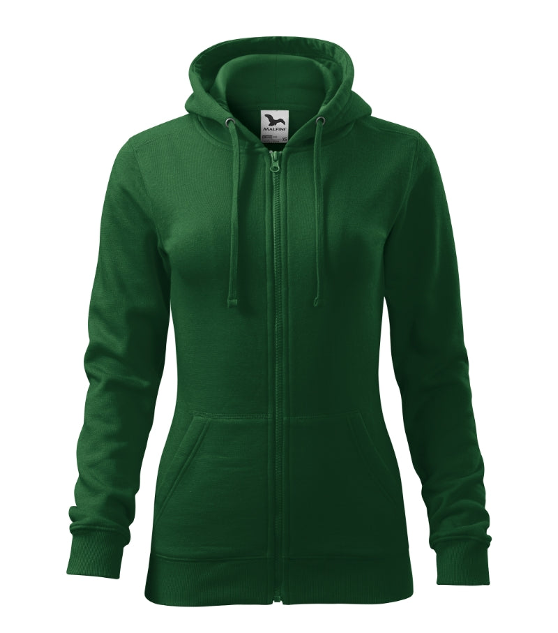 Trendy Zipper - bottle green