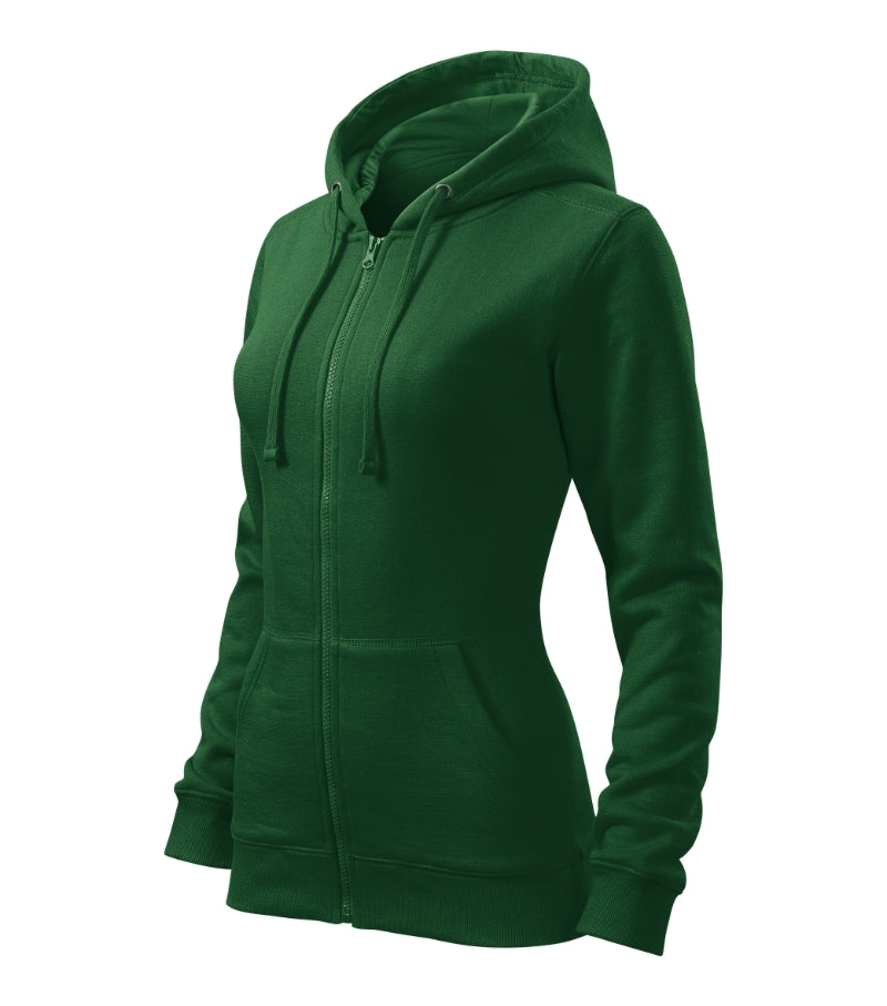 Trendy Zipper - bottle green