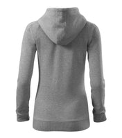 Trendy Zipper - dark gray melange