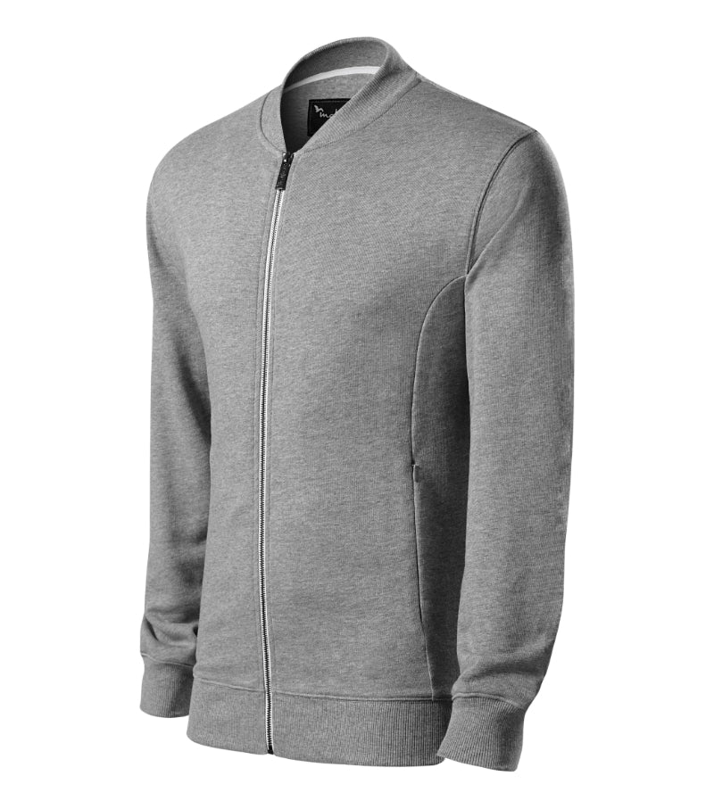 Bomber - dark gray melange
