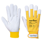 Leather 110 Grain Palm Mechanical Glove - YERR