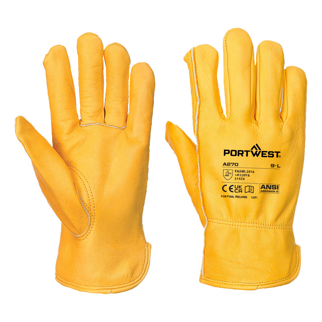 Leather Driver 100 Cow Grain Glove - TARR