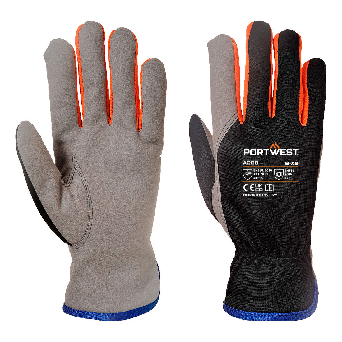 Cold 240 Synthetic Leather Mechanical Glove - K1RR