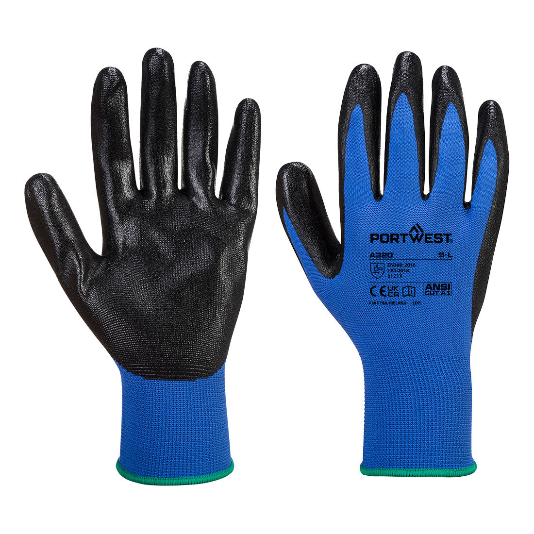 Grip 13 Nitrile Foam Glove - BLU