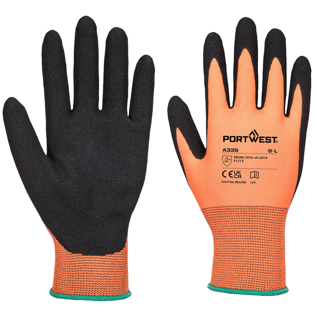 Grip 15 Polyester Nitrile Sandy Glove - O8RR