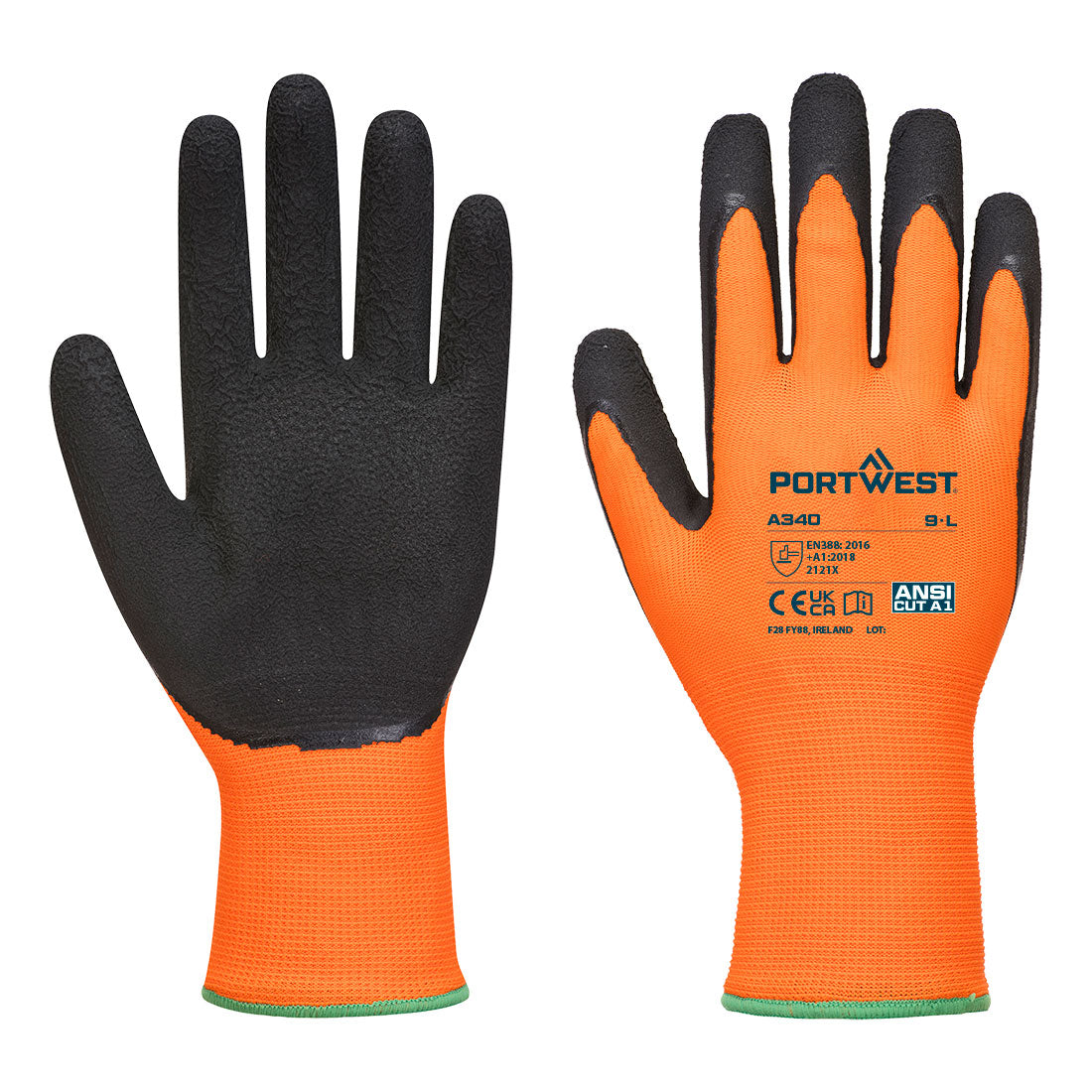 Grip 13 Latex Foam Hi-Vis Glove - ORB