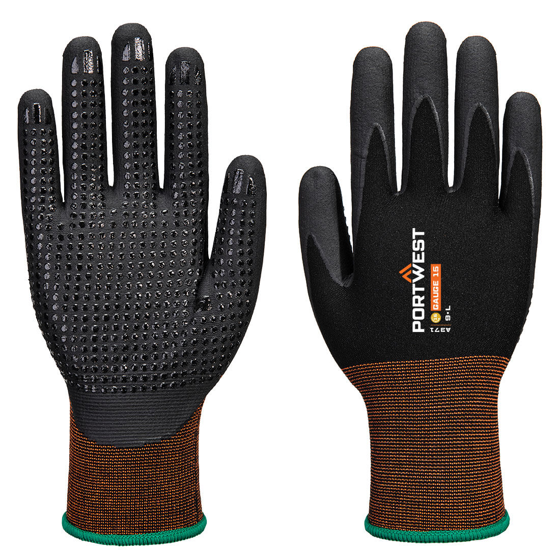 GP Grip 15 Nitrile Micro Foam Dotted Glove - K8RR