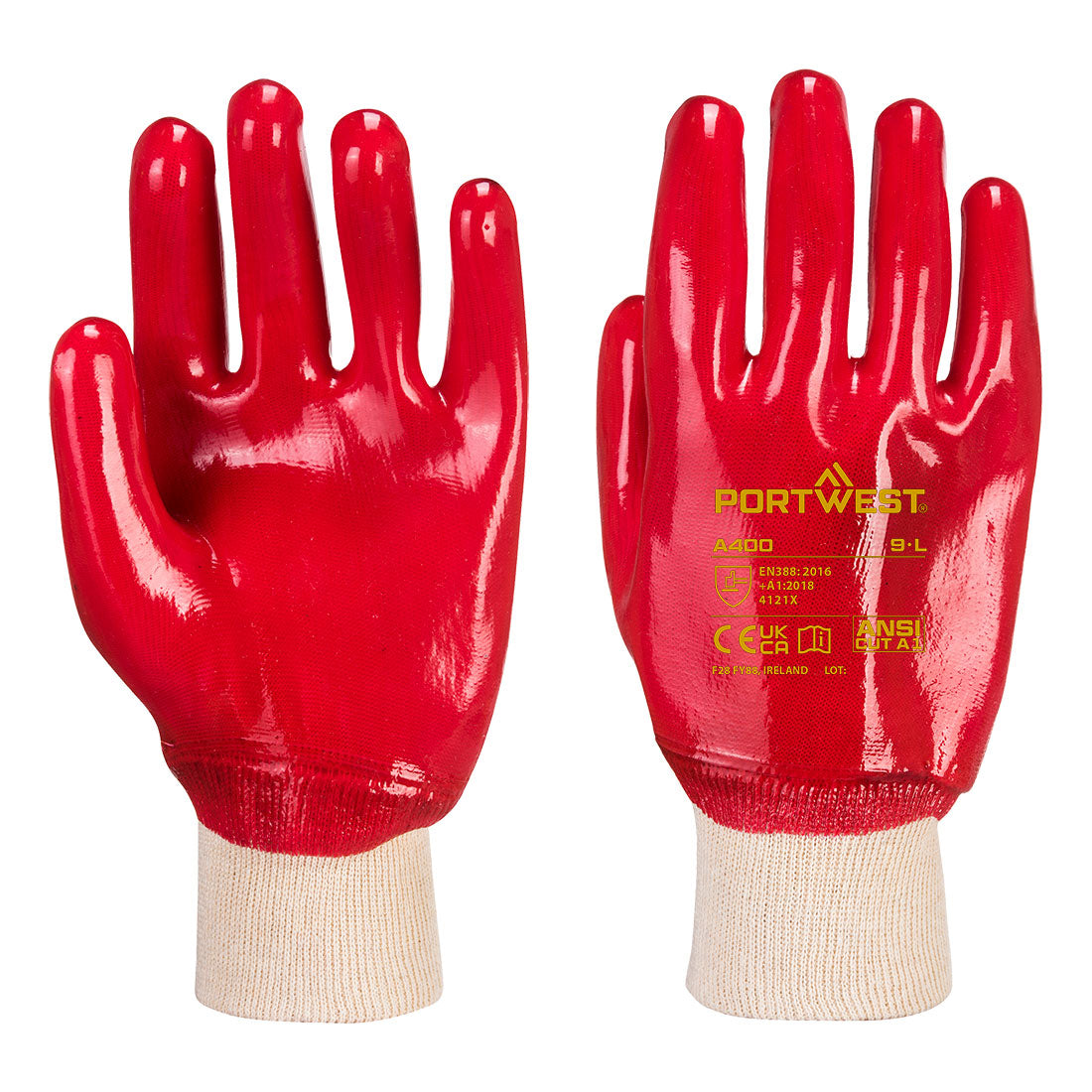 Grip PVC Knitwrist - RERR