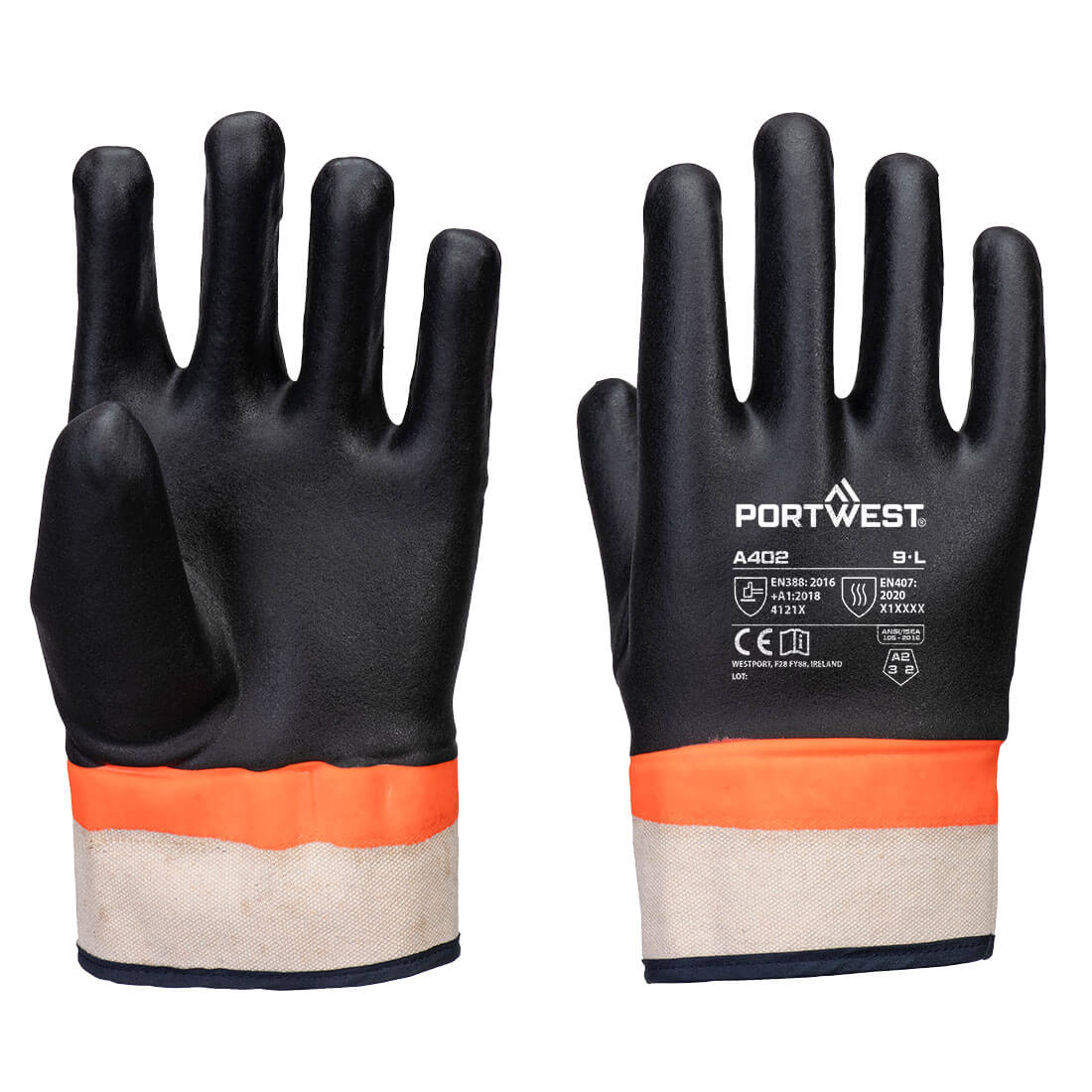 Grip PVC Sandy Double Dipped Glove - K1RR