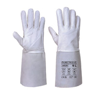 TIG Welding Leather Gauntlet Gloves | A520