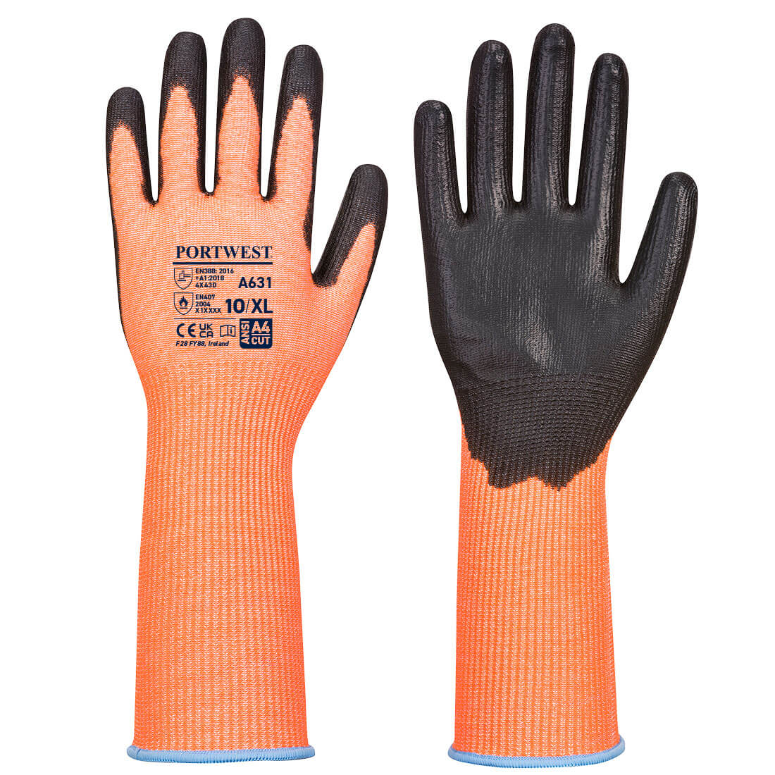 Vis-Tex Cut Glove Long Cuff - O8RR