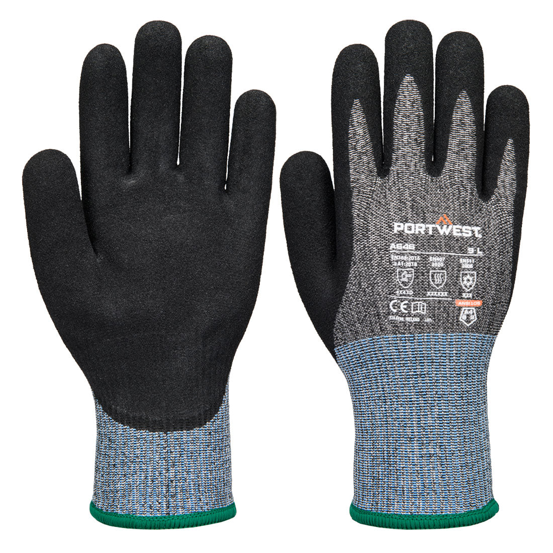 Cold D13 Nitrile Viz-Tex Cut Glove - K8RR