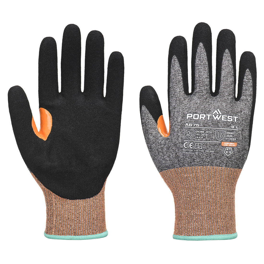 CS Cut G18 Nitrile Sandy Glove A7 - G8RR