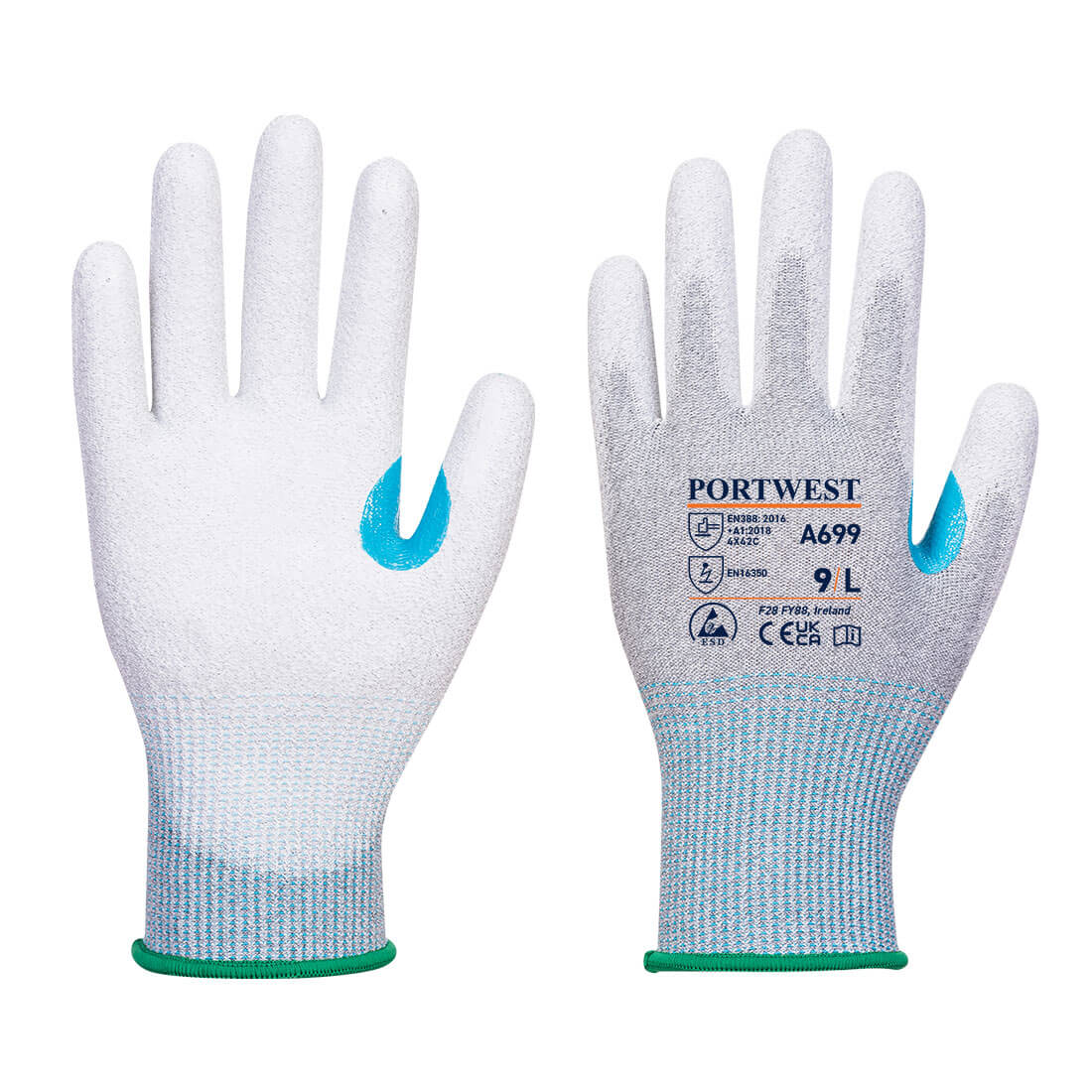 MR13 ESD PU Palm Glove (Pk12) - G6RR