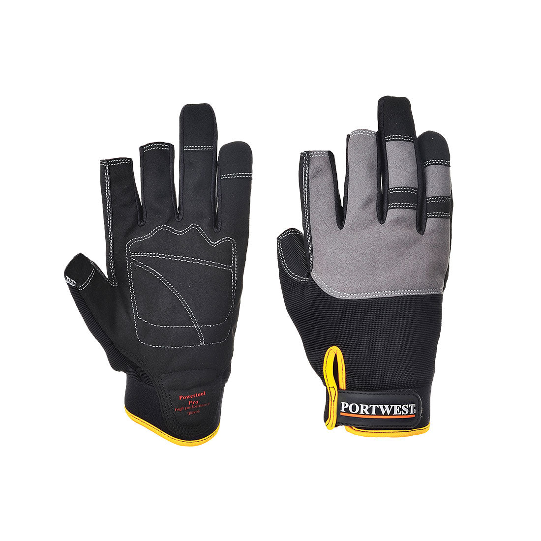 Mechanic 250 Fingerless Glove - BKRR