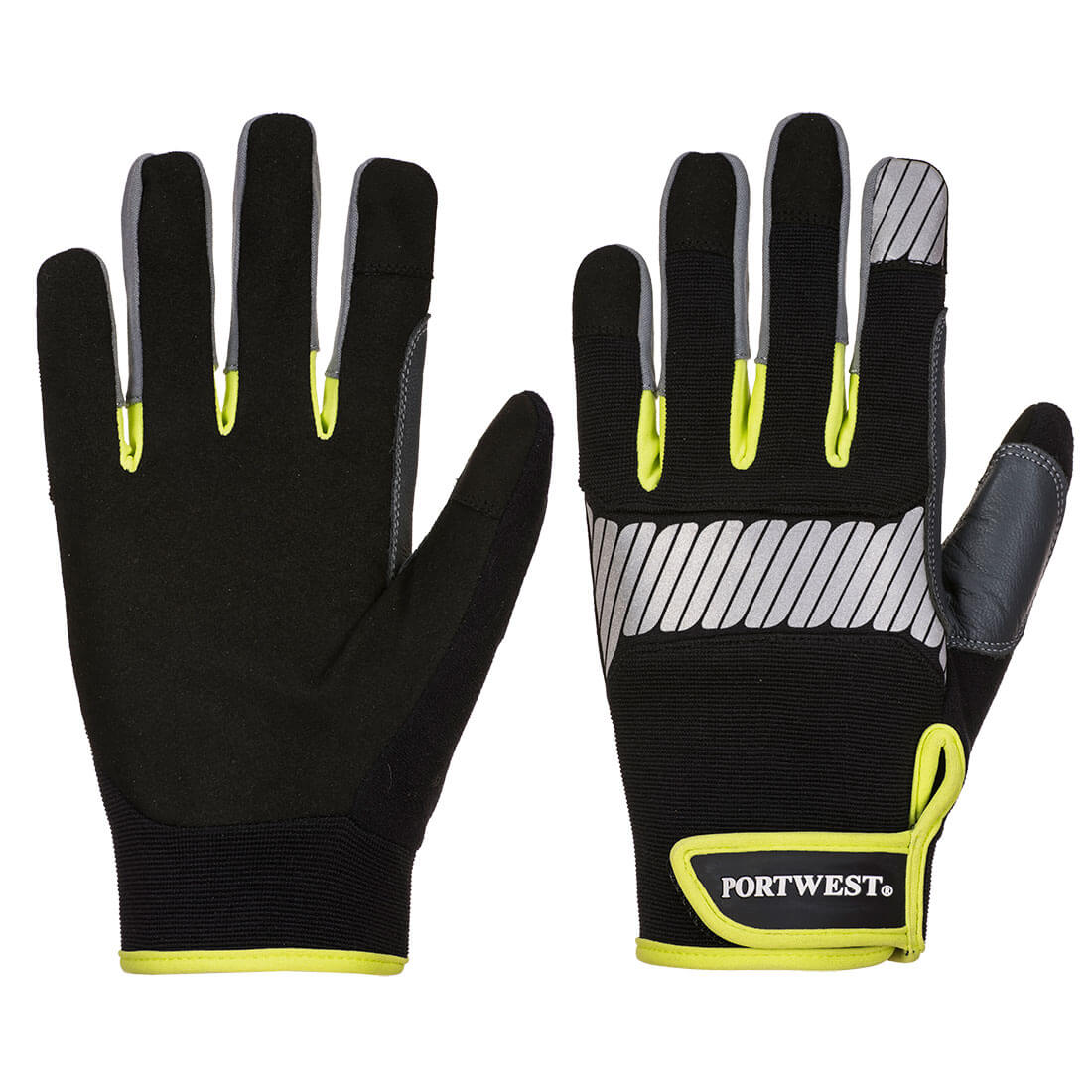 PW3 Mechanic 80 Reflective Utility Glove - BKY