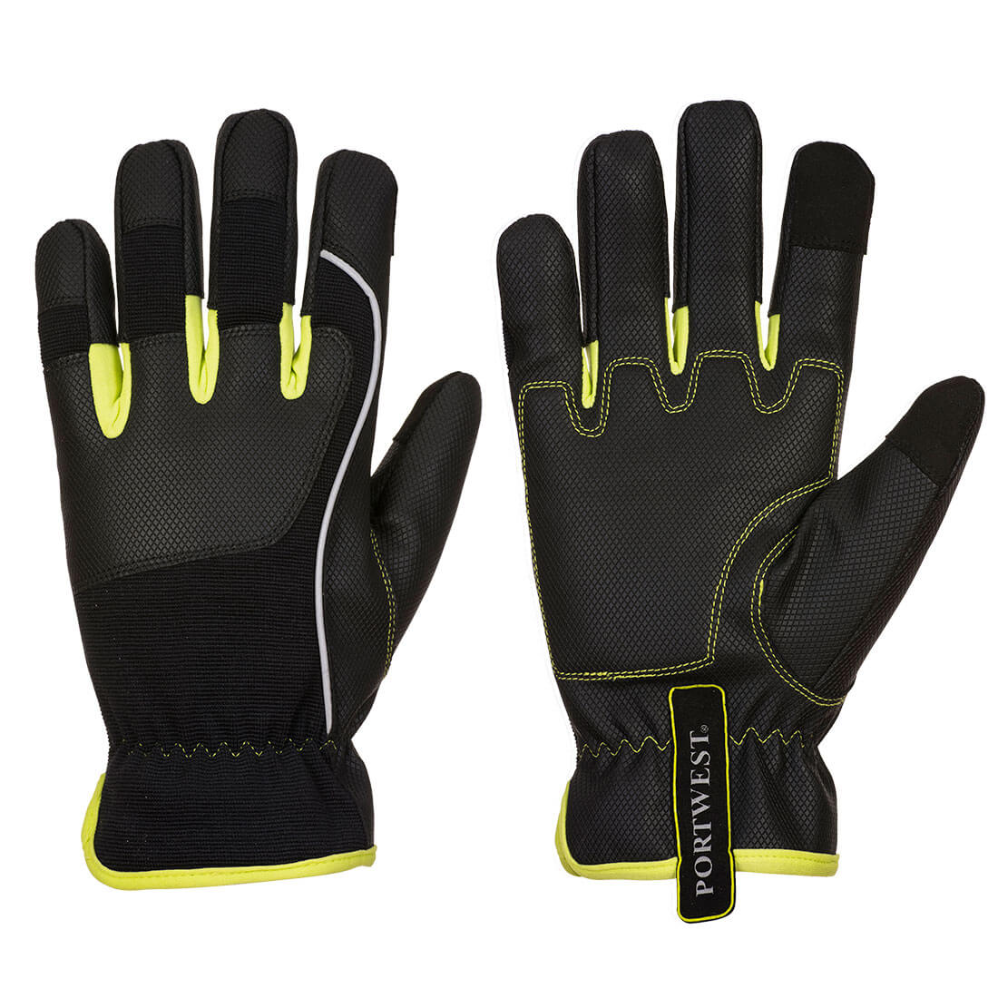 PW3 Mechanic 540 PU Reinforced Palm Glove - BKY