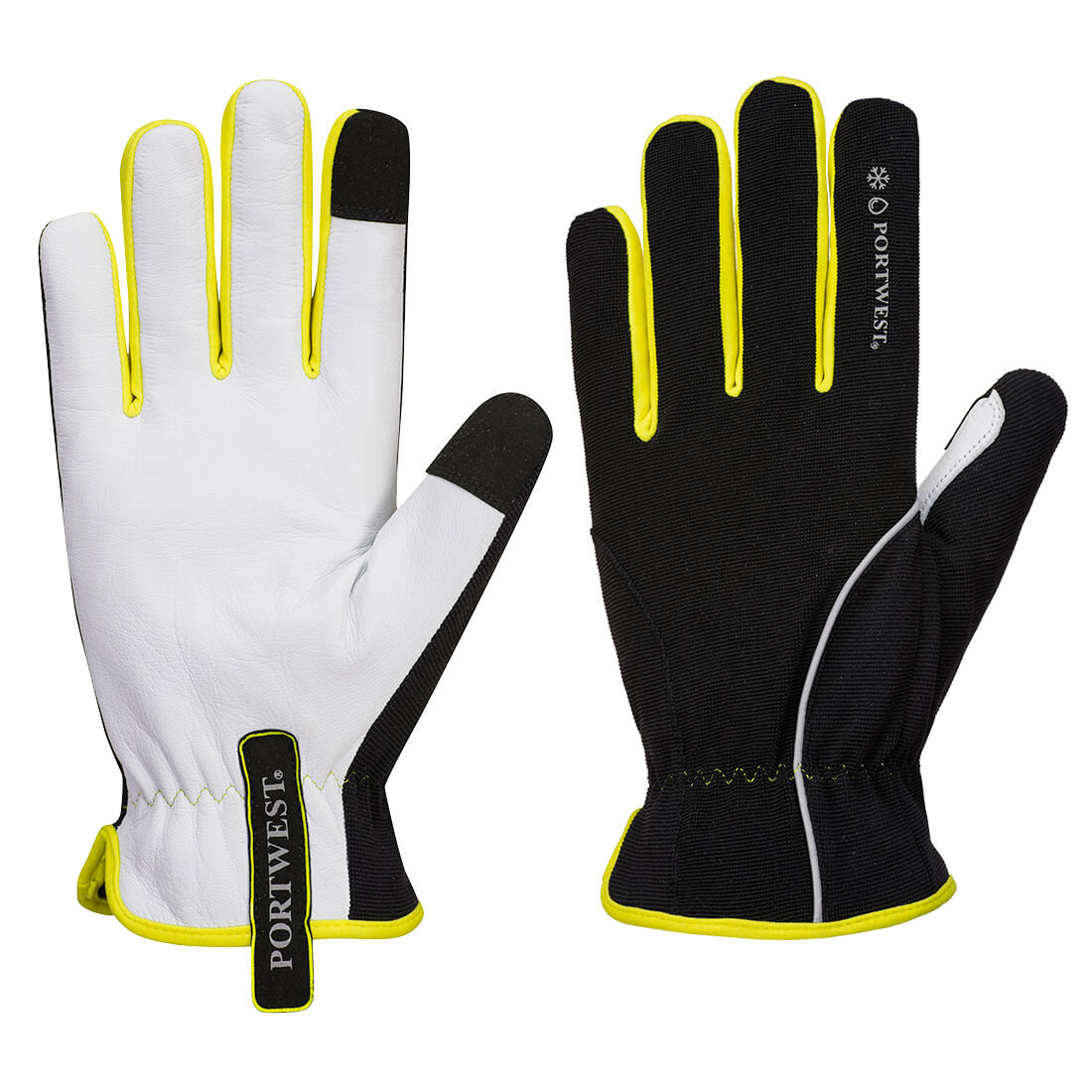 PW3 Mechanic 160 Leather Palm Cold Glove - BKY