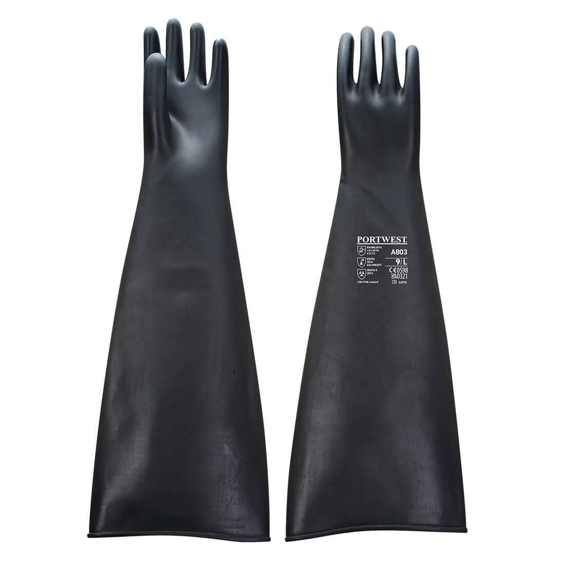 Chem 600 Latex Heavyweight Gauntlet - BKRR