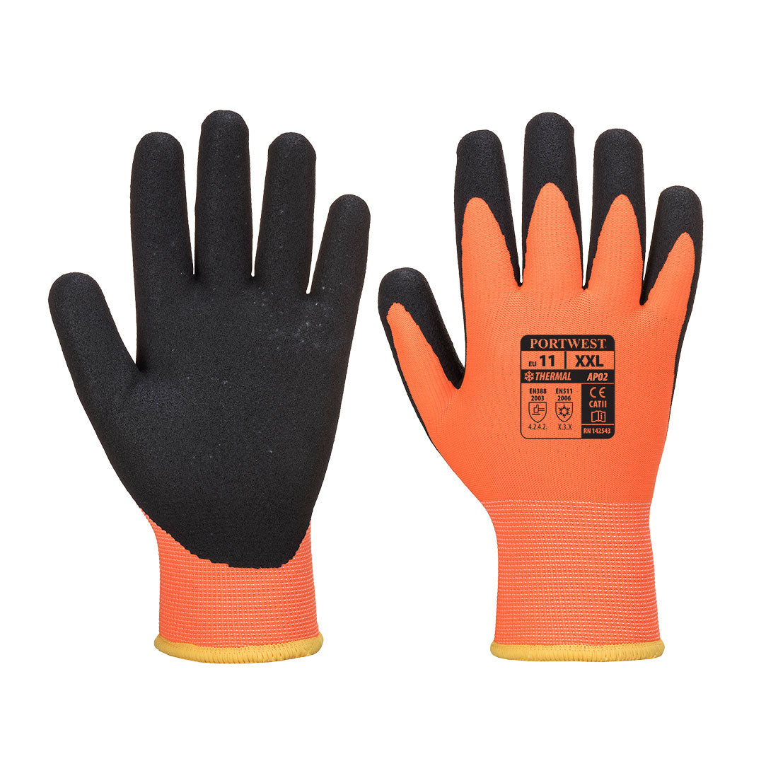 Cold 10 Nitrile Sandy Liquid Repellent Glove - O8RR