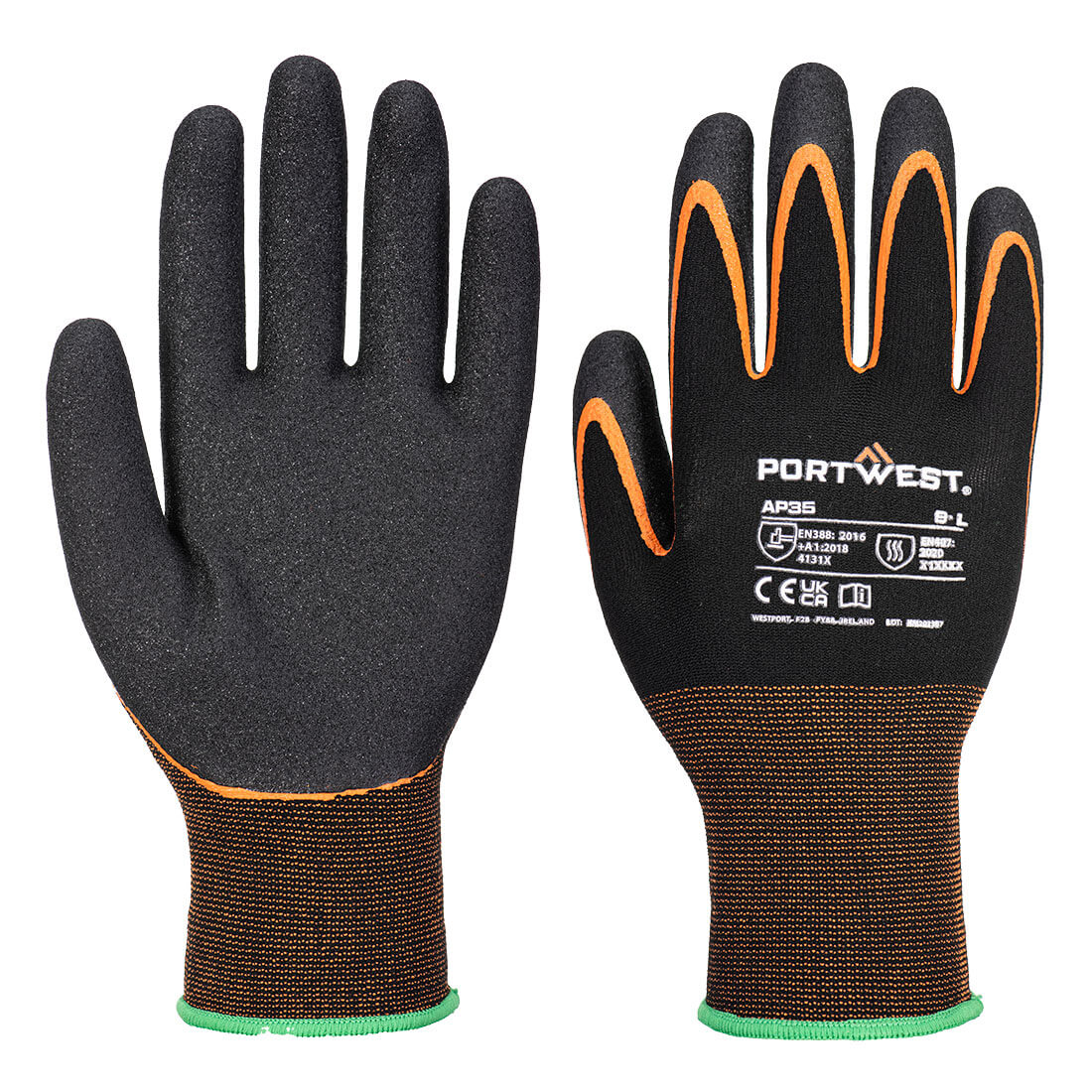 Grip 15 Nitrile Double Palm Glove - K1RR