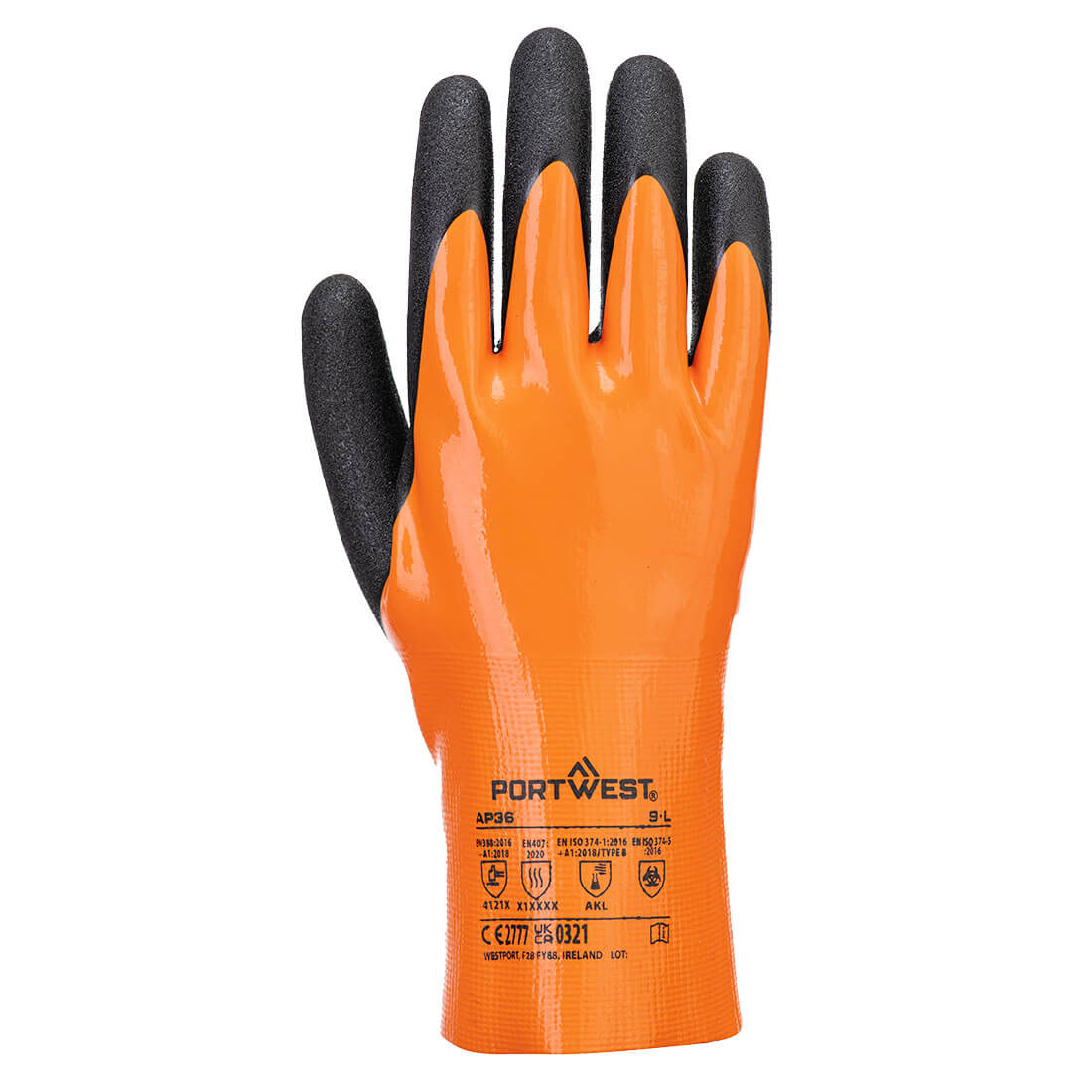 Grip 18 Nitrile Double Gauntlet - O8RR