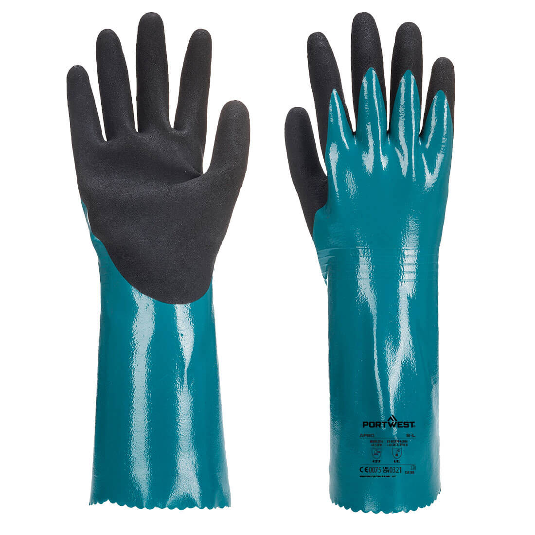 Chem 300 Nitrile Sandy Double Dipped Gauntlet - B8RR