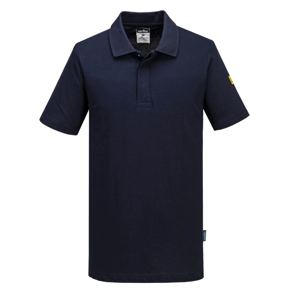 Anti-Static ESD Polo Shirt S/S - NVRR