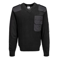 Acrylic Sweater with Epaulettes | Nato B310