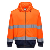 Hi-Vis Contrast Zipped Hoodie - ONRR