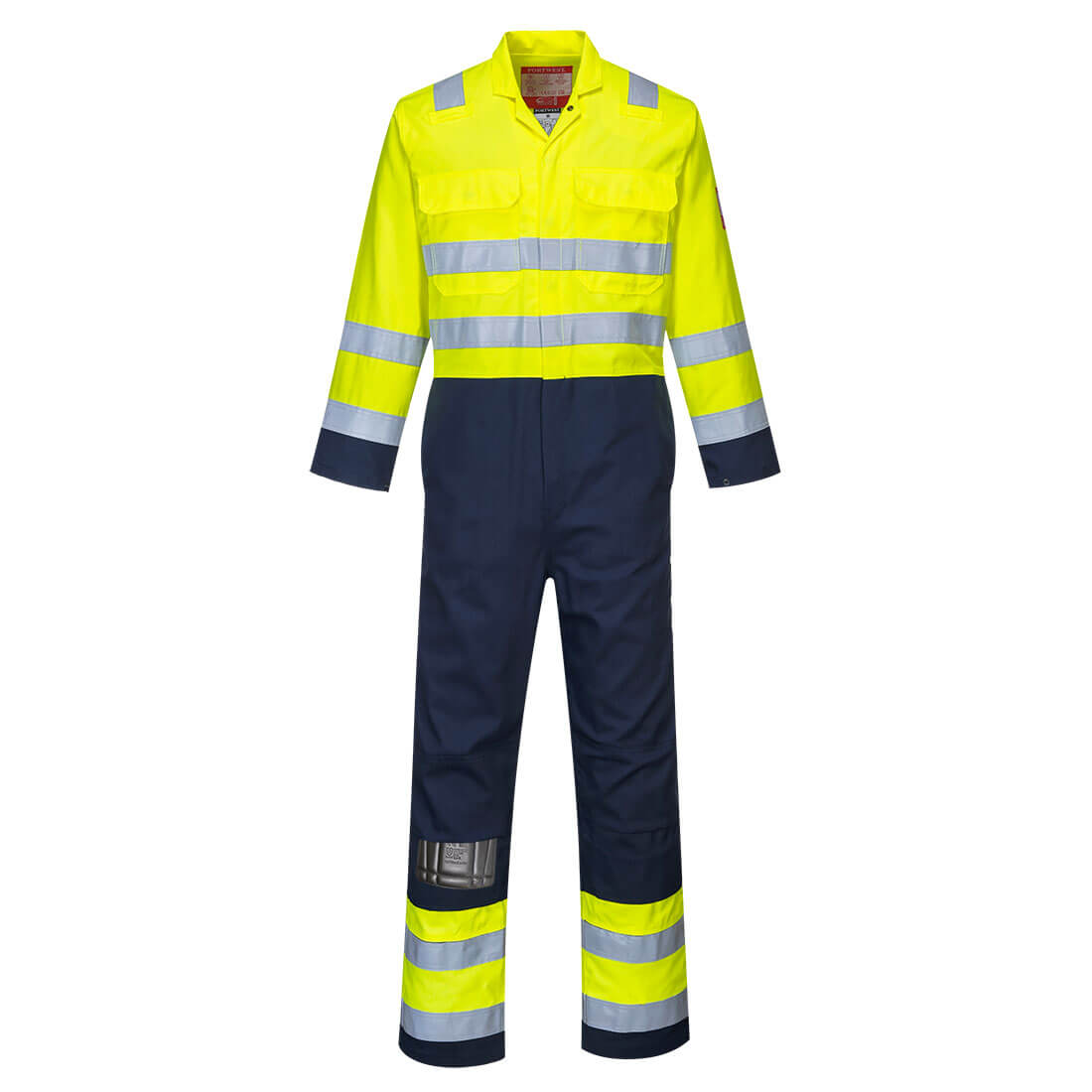 Bizflame Work Hi-Vis Contrast FR Coverall - YNRR