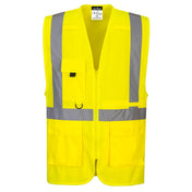 Hi-Vis Tablet Pocket Executive Vest - YERR