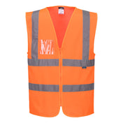 Hi-Vis Zipped Band and Brace Vest - ORRR