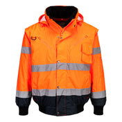 Hi-Vis 3-in-1 Contrast Bomber Jacket - ONRR