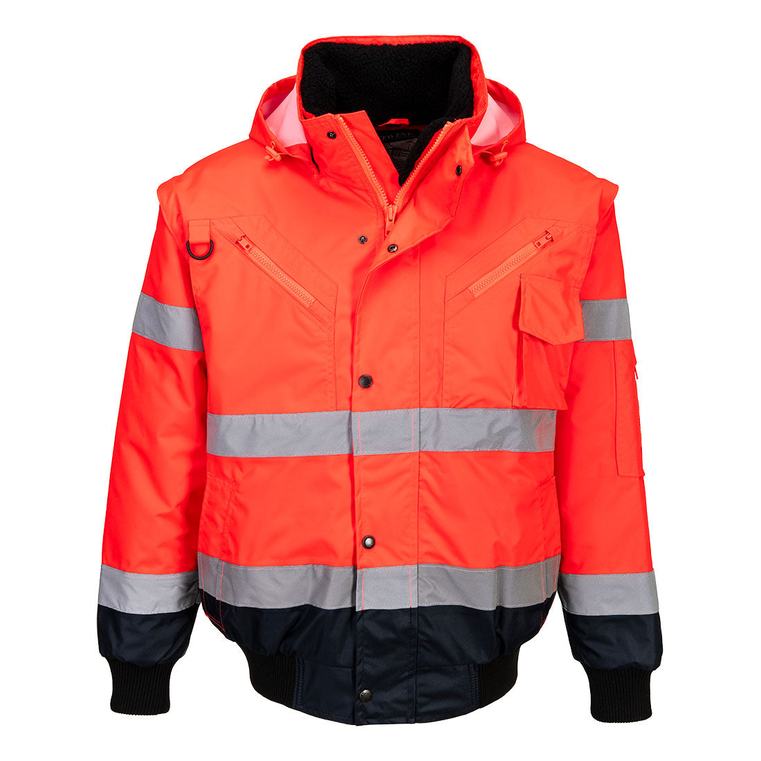 Hi-Vis 3-in-1 Contrast Bomber Jacket - RNRR