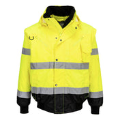 Hi-Vis 3-in-1 Contrast Bomber Jacket - YBRR