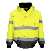Hi-Vis 3-in-1 Contrast Bomber Jacket - YGY