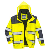 Hi-Vis 3-in-1 Contrast Winter Bomber Jacket - YNRR