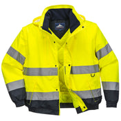 Hi-Vis 2-in-1 Contrast Bomber Jacket - YERR