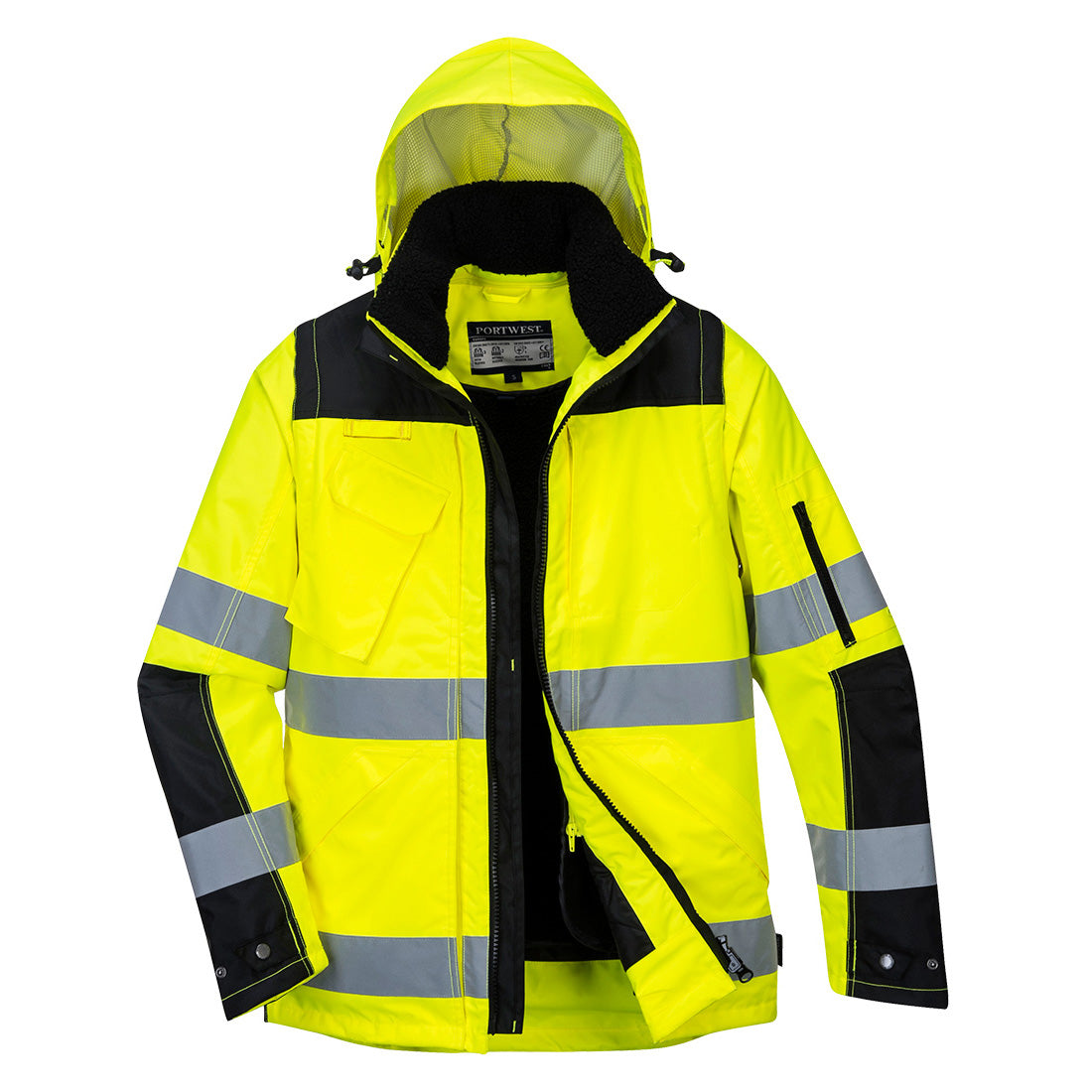 Hi-Vis 3-in-1 Contrast Winter Pro Jacket - YBRR